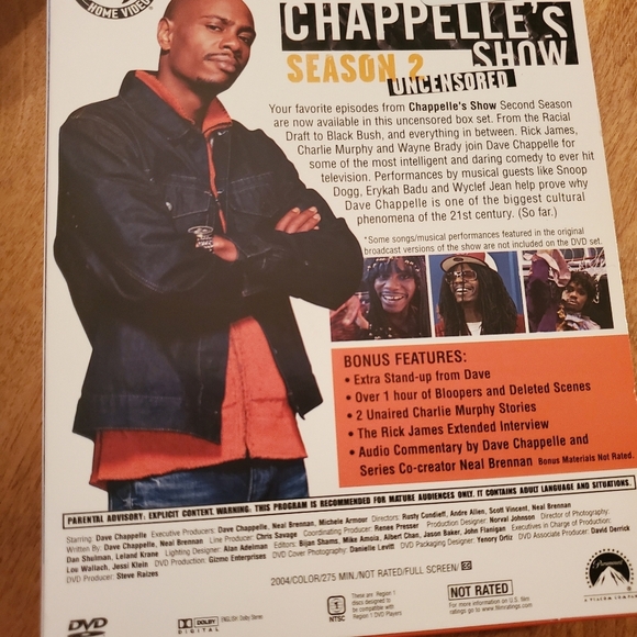 Dave Chappelle's Show Season 2 Uncensored - 3 disc set - DVD Comedy Central - Picture 3 of 8